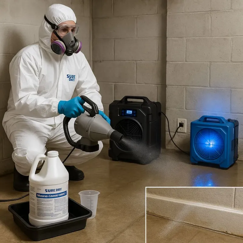 Sanitization and Odor Removal process in Brentwood, NH